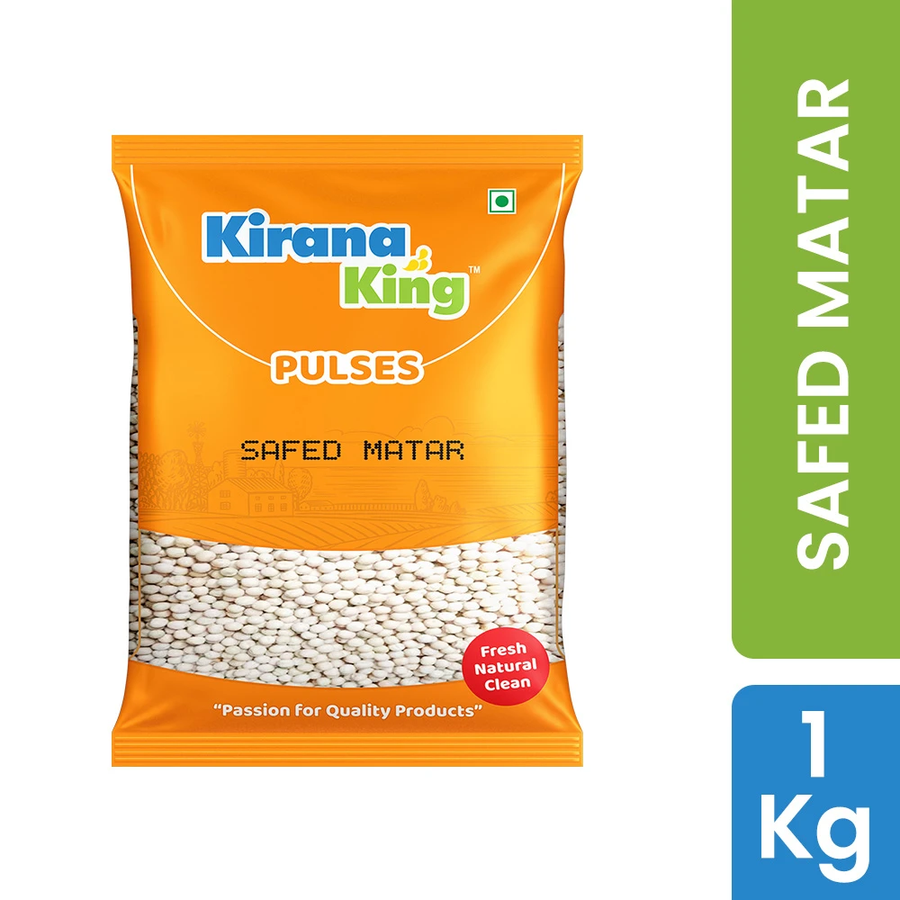 Kirana King Safed Matar 1 Kg