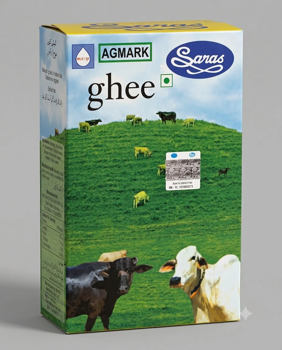 Saras Agmark Ghee 1ltr